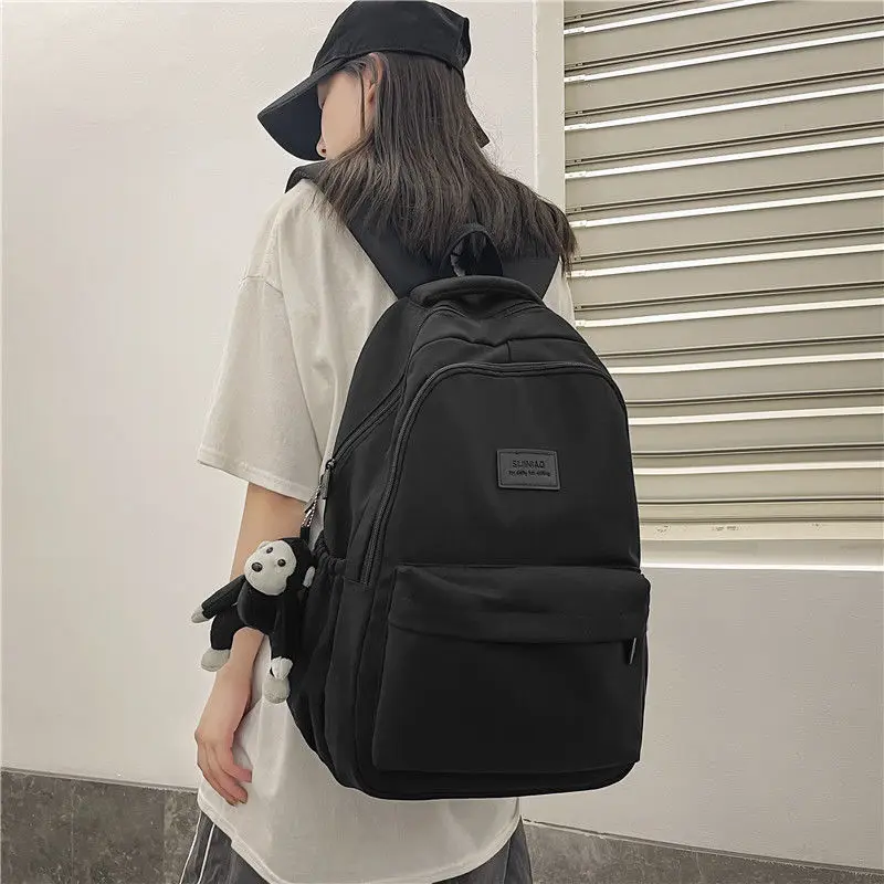 

Qyahlybz dropshipping male large capacity computer shoulder bag high school college students backpacks female school bags