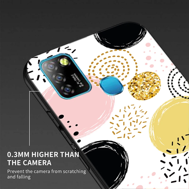 for infinix hot 10 lite case silicone soft tpu back cover for infinix hot10 lite 10lite 657c cases bumper capa luxury fashion free global shipping