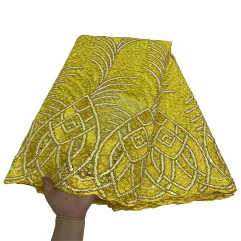 Небесно-Голубой (5 ярдов/шт.) новейший африканский Фотофон темно-зеленого цвета с