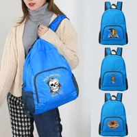 lightweight packable backpack foldable ultralight outdoor cobra print folding backpack travel daypack bag sports bag men women