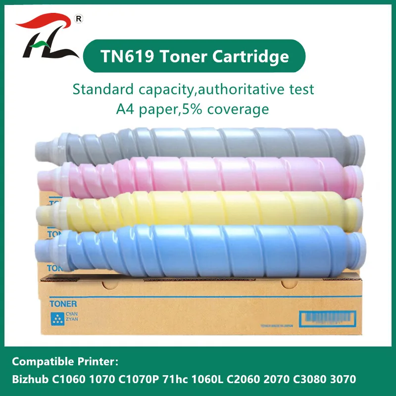

Тонер-картридж TN619 tn 619 для Konica Minolta C1060 C1070 C2060 C2070 C3080 C4070 C4080 C3070
