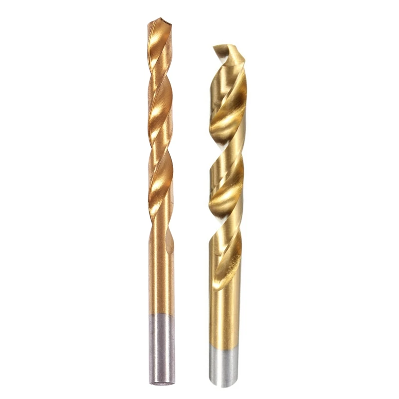 

Сверла спиральные из быстрорежущей стали с кобальтом, размер: 10 мм и 8 мм, 2 шт.