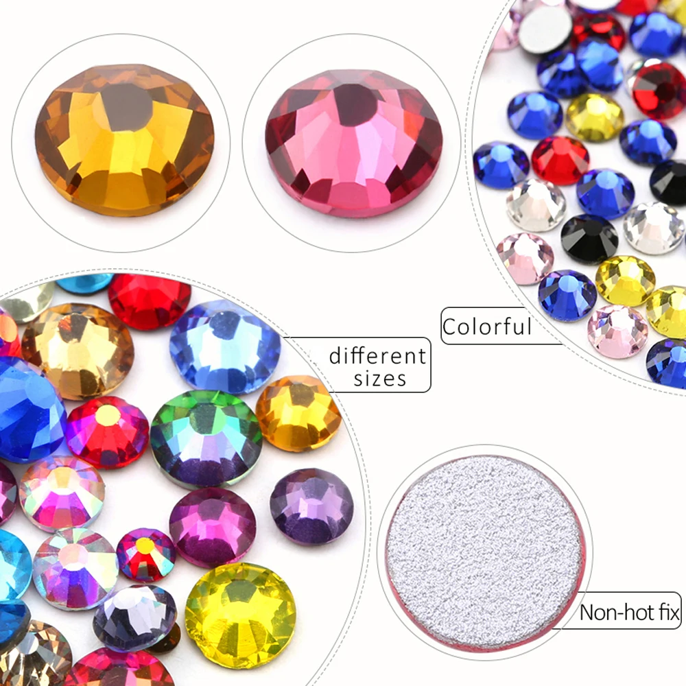2000NOHF разноцветные блестки всех размеров искусственные украшения для рукоделия
