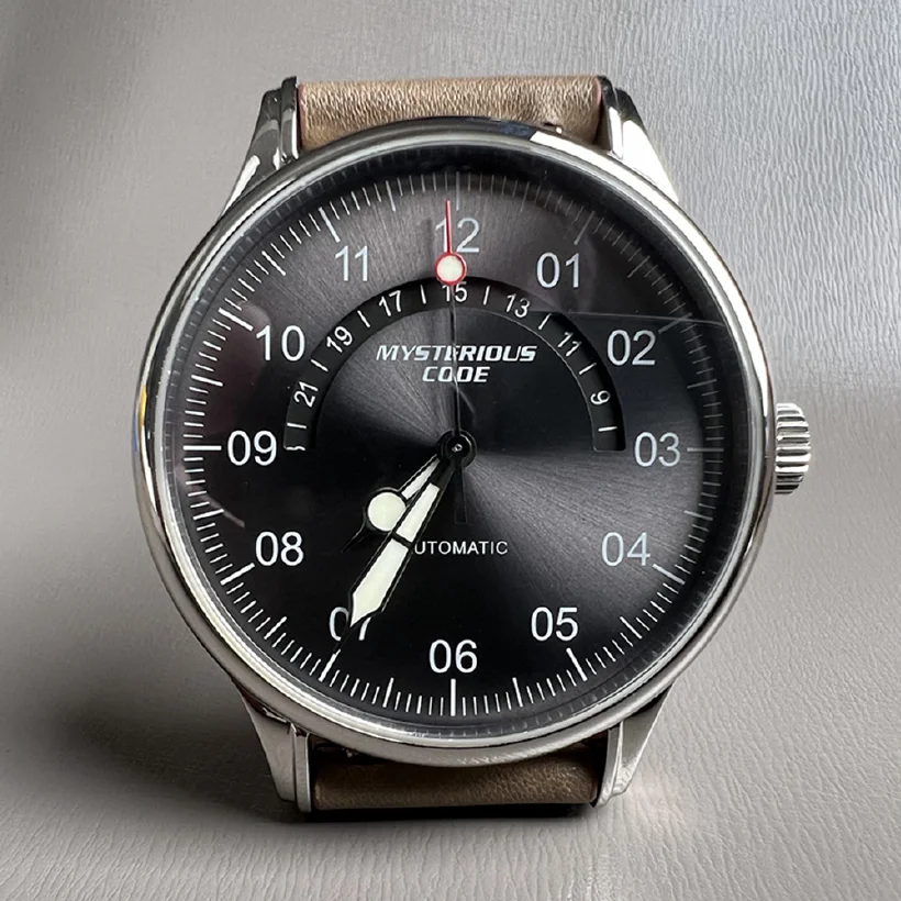 

Vintage PT5000 Automatic Watch Men Mysterious Code Mechanical Wristwatches 42mm Business Watch Male Retro ETA 2824 Clocks Luxury