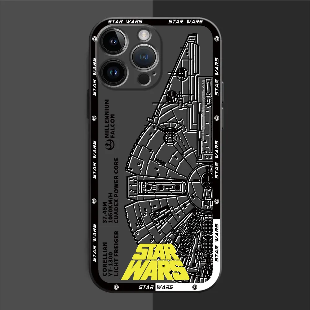 Silicone Phone Case for Samsung Galaxy S23 Ultra S21 5G S22 Plus S20 FE S24 SStars W-WarsS Shell Cover