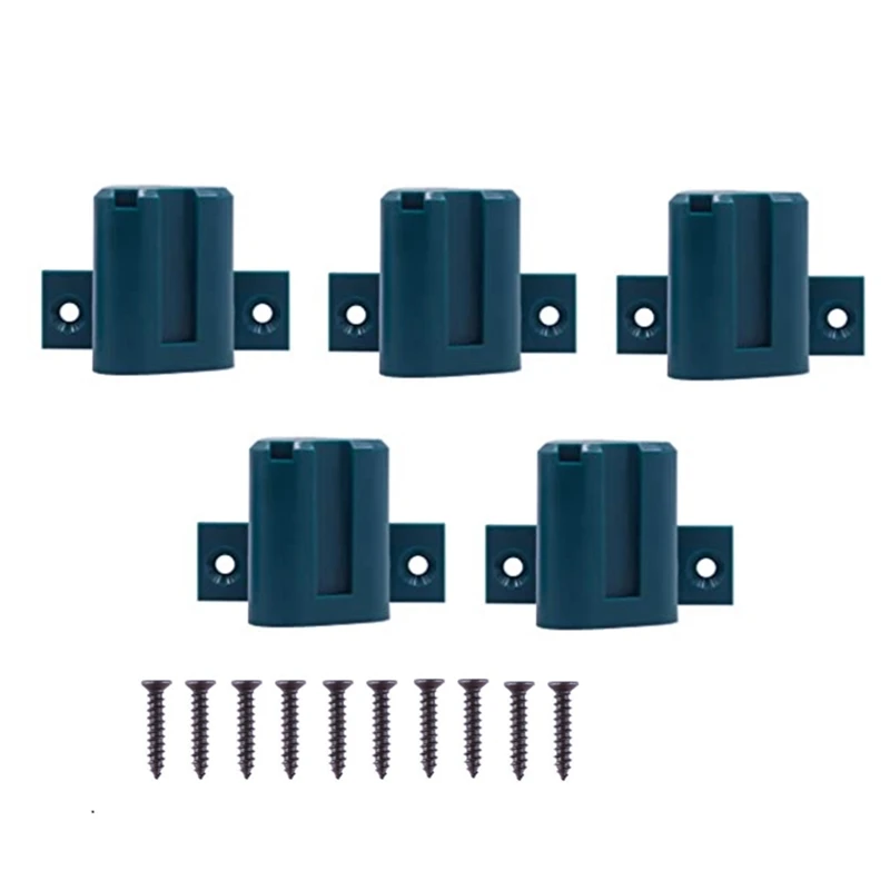

5Piece Li-Ion Battery Holder Storage Power Tool Fixed Bracket For Ma-Kita/Mil-Waukee/Bos-Ch/De-Walt A