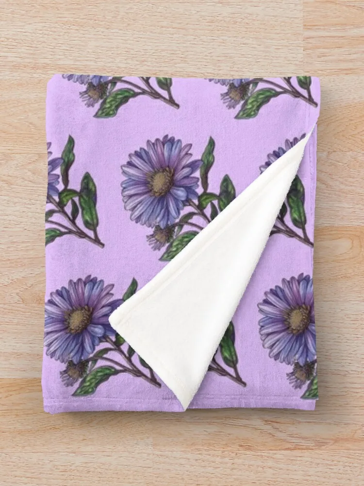 Фиолетовое одеяло с символом элегантности термопоходные одеяла