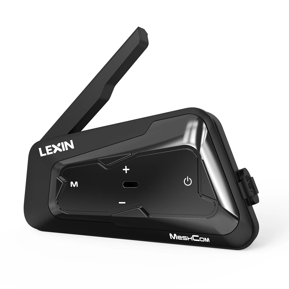 

Система связи LEXIN-MeshCom мотоциклетная сетчатая и Bluetooth-гарнитура, система связи сетчатая, параллельный аудиодомофон, 24 водителя