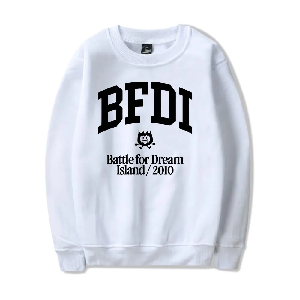 Jacknjellify BFDI Battle For Dream Island Vintage 90s Merch Sweatshirt Pullover Unisex Harajuku Streetwear Popular