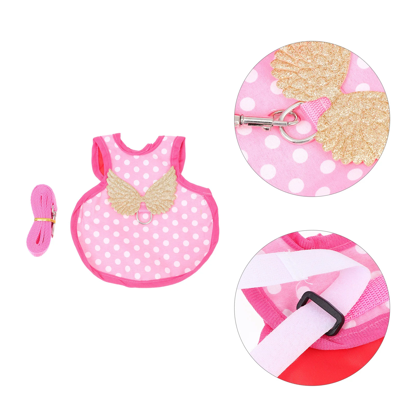 

Adjustable Chicken Harness Duck Harness with Leash Hen Pet Harness Rooster Costume