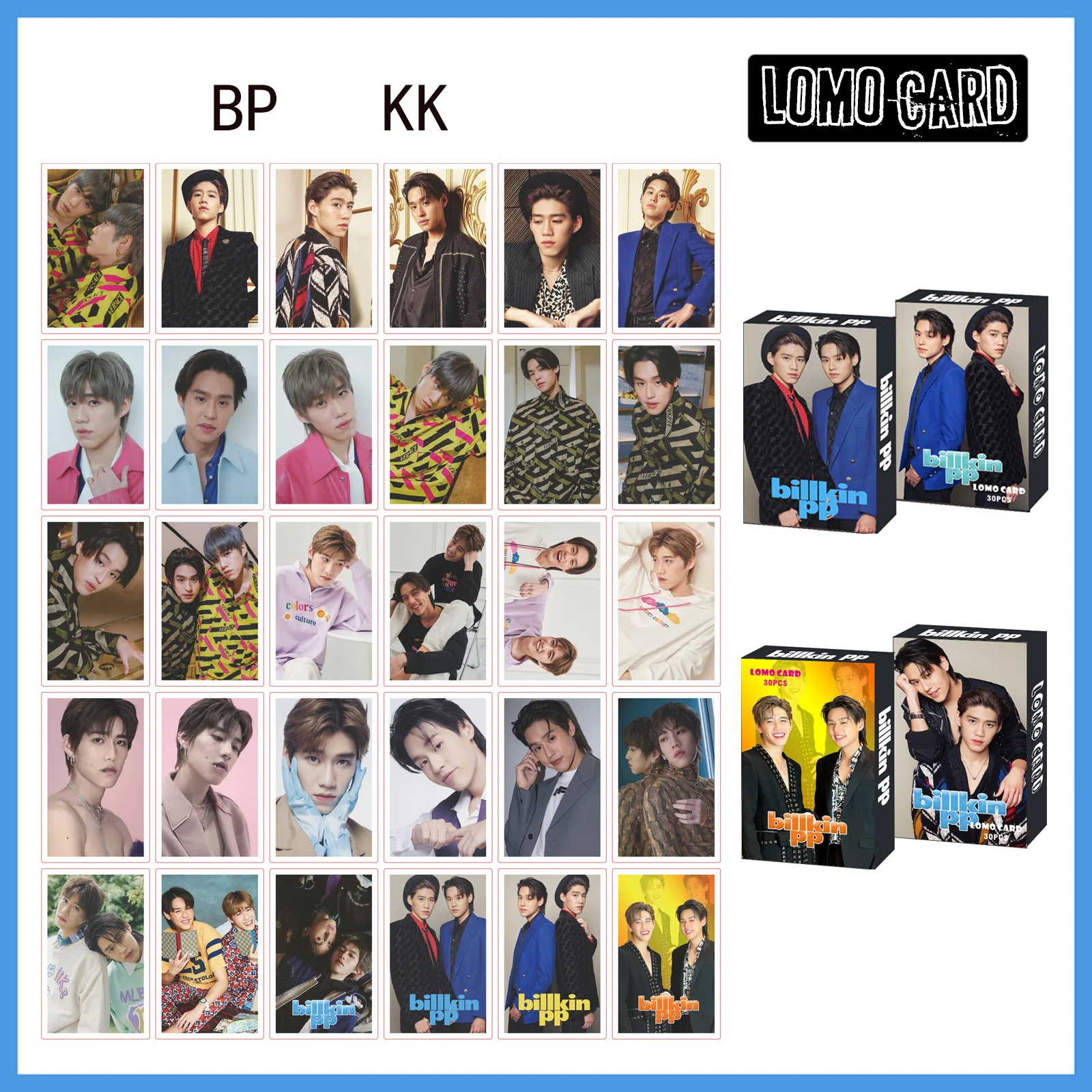 1 шт. mewперф оффьюер Taynew BKPP En of Love Bright Win Thailanf F4 YinWar Ohm Nanon Lomo карточка тайские