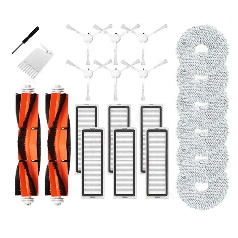 

For Xiaomi Mijia Omni B101/ 1S/ X10+ / Dreame S10 / S10 Pro Parts Mop Cloths Hepa Filter Main Side Brush Dust Bag Accessories