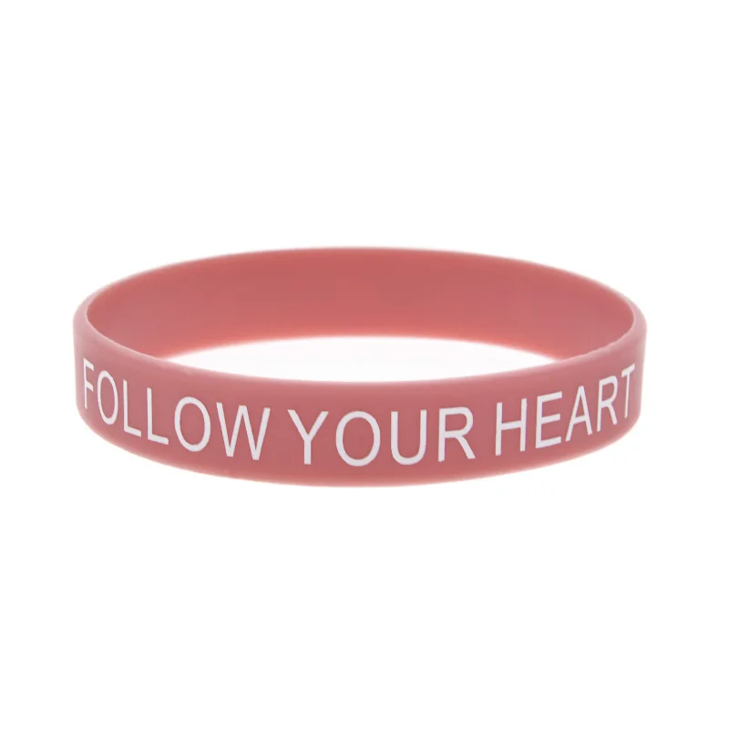 50 шт. Храбрый укостюм мечты Мотивационный силиконовый браслет Резиновый Следуй