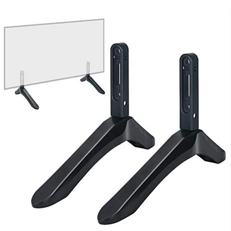 2pcs Universal TV Stand Base Mount For 32-65 Inch LCD LED Plasma Flat Screen TV Television Bracket Table Holder Adjustable