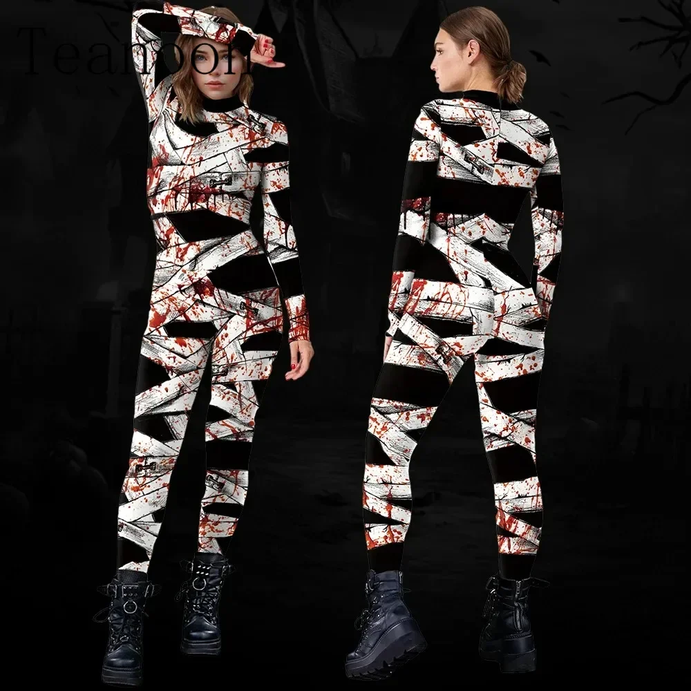 Карнавальный боди Teanoon женский костюм для косплея Забавный бандажный комбинезон