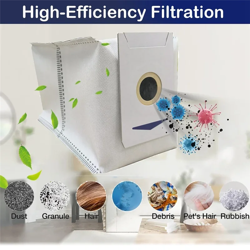 Мешки для сбора пыли A21I для пылесосов Ecovacs DEEBOT T30T30 PROMAXPLUSYIKOT30PROT30MAXT30PLUST30YIKO, сменные запчасти (art.: 3920db03bf55b) - 3920db03bf55b