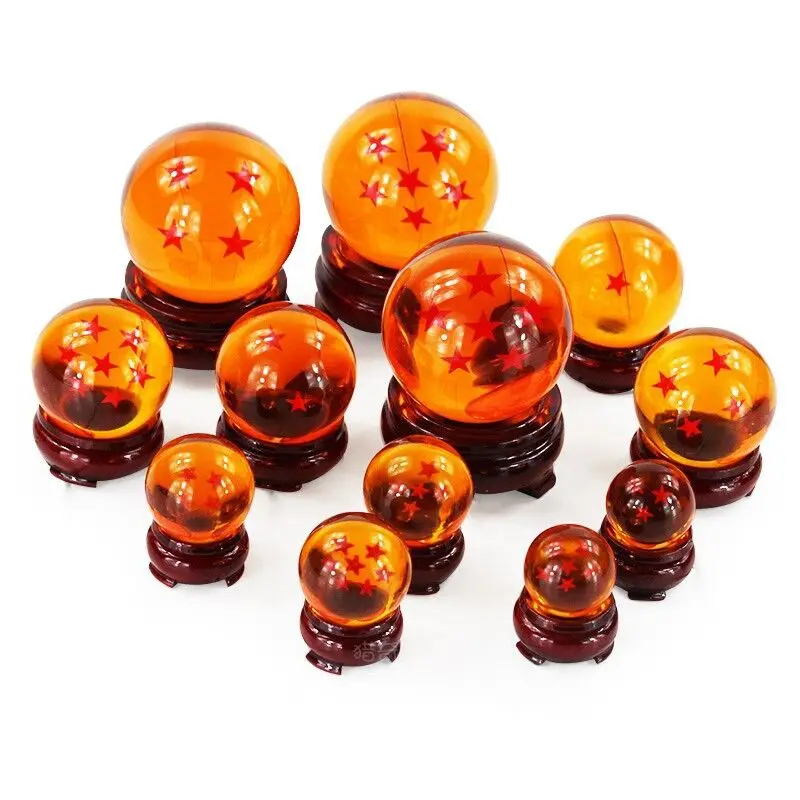 

NEW Hot Dragon Ball Z 7 Stars Crystal Ball DragonBall 3 Sizes Selectable Action Figures Box Packaged Free Shipping Gifts