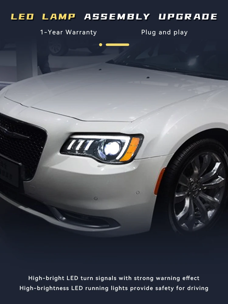 Автомобильные аксессуары для Chrysler 300C 2011-2017 передняя зеркальная фара улучшенный