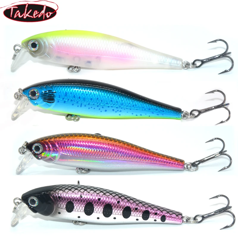 

Рыболовная искусственная приманка-гольян с крючками VMC, 70 мм, 5,5 г