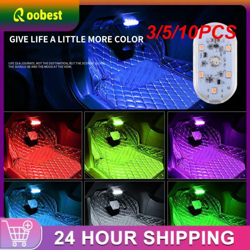 

3/5/10 шт., автомобильные лампы для чтения на крыше, 5 В