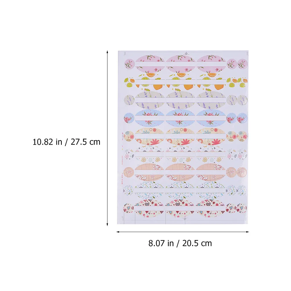 Фото 10 шт. этикеток для флаконов с эфирными маслами, самоклеящиеся, из водостойкого материала, для письма чернильной ручкой, легко снимаемые, экономят время, гладкие №2