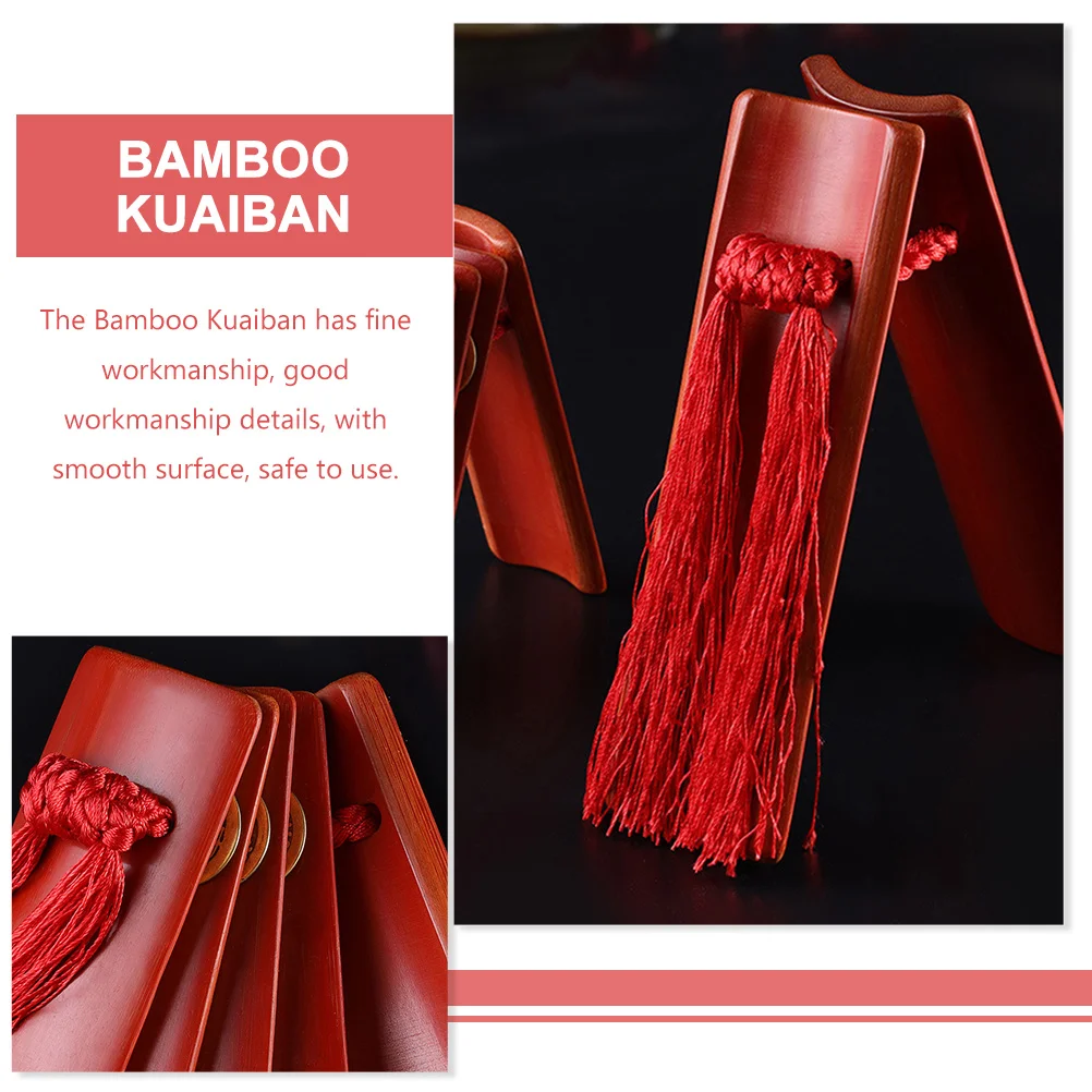 Традиционные китайские ручные клэперы Kuaiban старые бамбуковые кастрюли