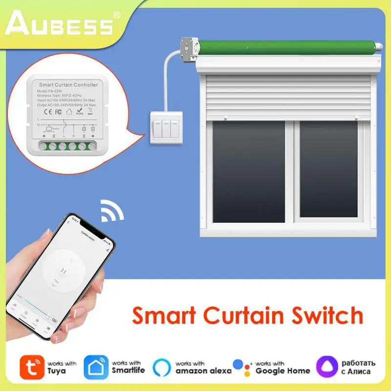 

Wifi Smart Google Home Wifi Smart Curtain Switch Smart Life Smart Curtain Controller Alexa Smart Switch Smart Home Tuya