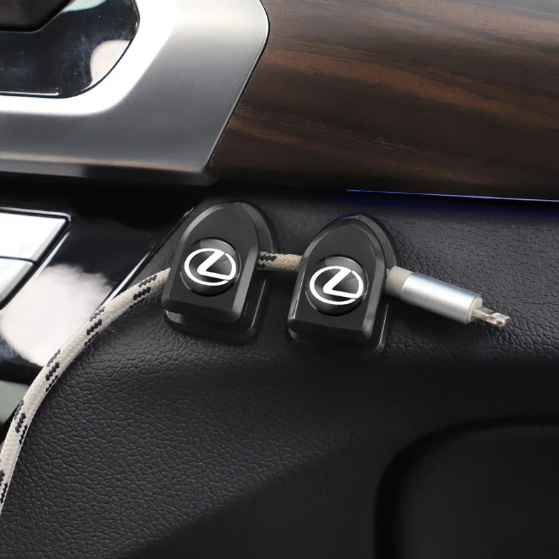Фото Для Lexus ES RX NX LS RC IS250 IS300 RX350 LS500 CT200 NX350 LX600 NX260 GX550 2 шт. Автомобильные внутренние крючки, держатель для хранения, органайзер №5