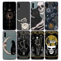 phone case for samsung a10 a20 a30 a40 a50 a60 a70 a90 note 8 9 10 20 ultra 5g silicone case cover fool the tarot cards
