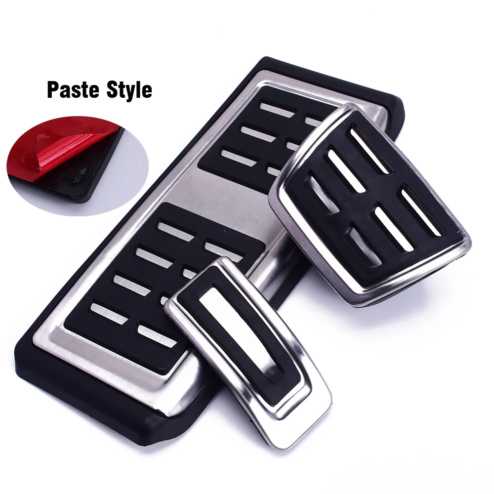 

Чехол на педаль из нержавеющей стали для VW T-Roc ROC Tiguan 2017 2018 2019, аксессуары для стайлинга автомобилей