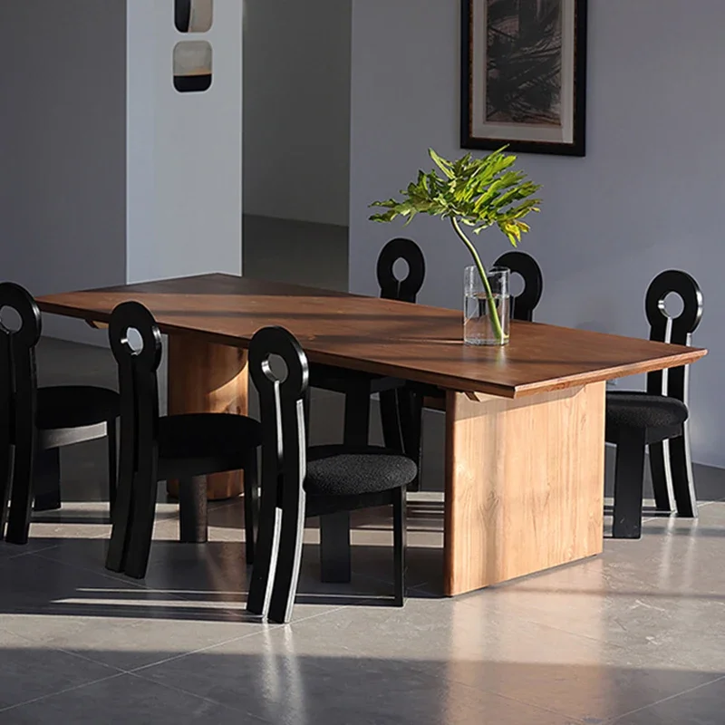 Французская вилла Гостиная из массива дерева 120-240 см Длинный обеденный стол