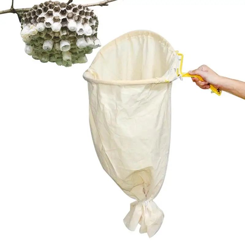 

Bee Swarm Catcher Bag Bee Catcher Net Bee Cage Lockable Base Beekeeper Equipment Mesh Honey Nylon Filter Impurities Filtration