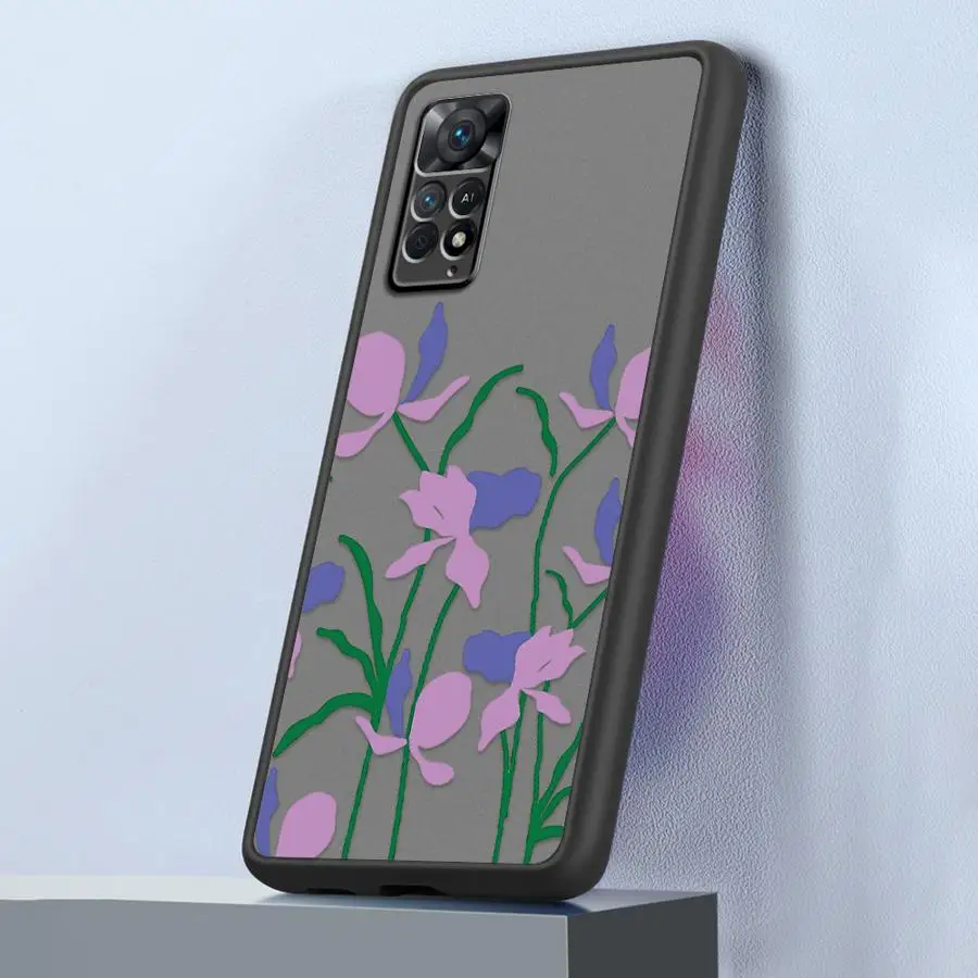 Чехол для телефона с цветами лаванды Xiaomi Redmi 10A 12 12C 13C 10 10C 9 9A 9C 9T K40 Pro A1+ A2 Plus