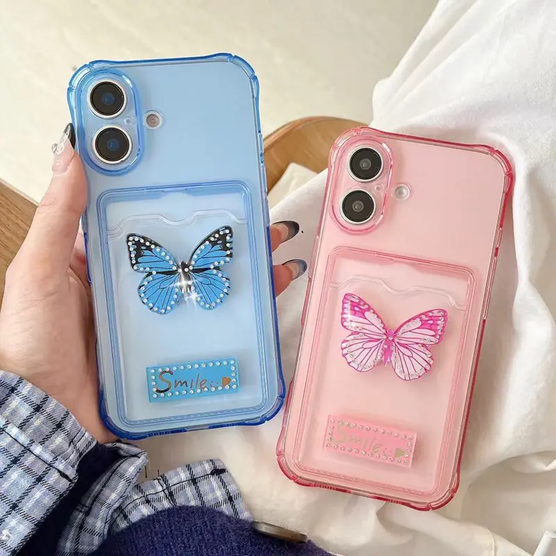 Противоударный чехол для телефона с картой-бабочкой Realme Note 50 Narzo 50i 50A Prime C2 C3 10 4G 5 6i