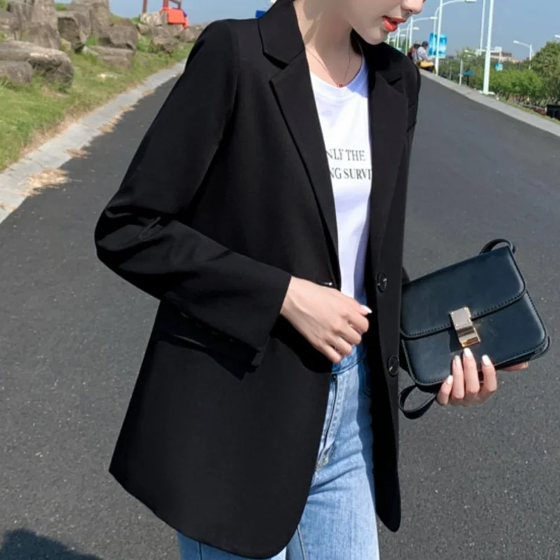 High-end Luxury Designer Clothing Women Blazer Long Sleeve Autumn/Winter Jacket Office Ladies Slim Fit Korean Fashion Coat