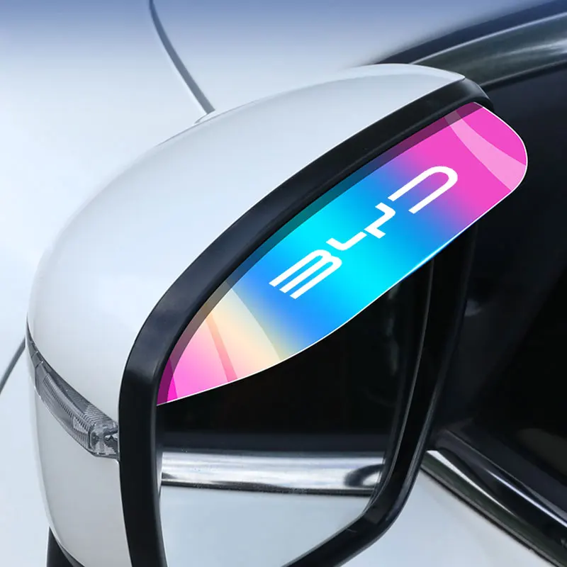 

Car Rearview Mirror Phantom Color Laser Rain Eyebrow For BYD M6 G35 T3 13 F03 S67 E56 L3 tang yuan atto3 song Covers Accessories