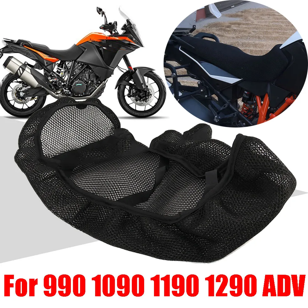 

For KTM 990 1090 1190 1290 Adventure ADV Motorcycle Accessories Seat Cushion Cover 3D Mesh Protector Heat Insulation Seat Cover