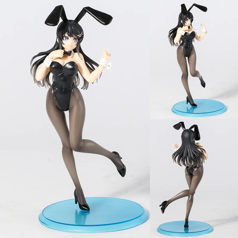 

Seishun Buta Yarou wa Sakurajima Mai Bunny Girl PVC 8.3" Sexy Figure Collectible Model Toy Christmas Gift Doll