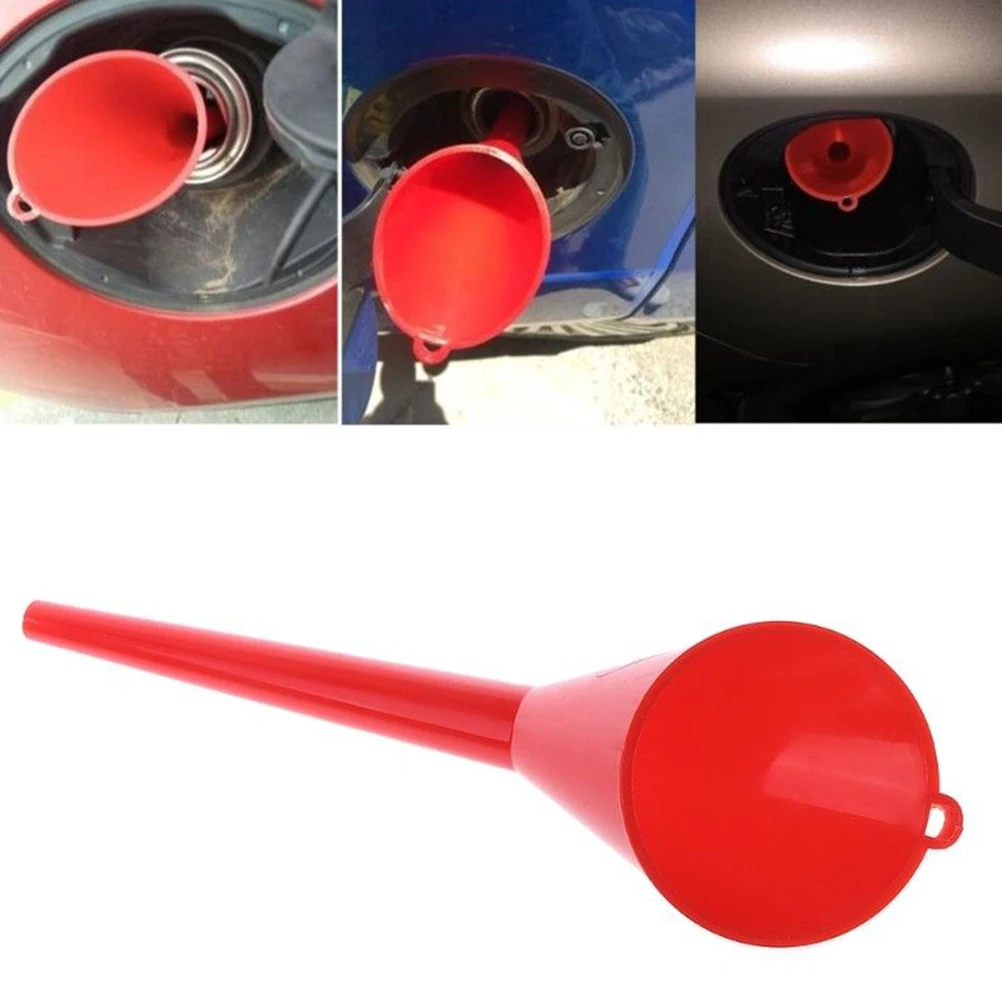 

Car Long Stem Funnel for Auto Motorcycle Truck Tanks Fuel Refueling Funnels Anti-splash Gasoline Oil Filling Tools Accessories