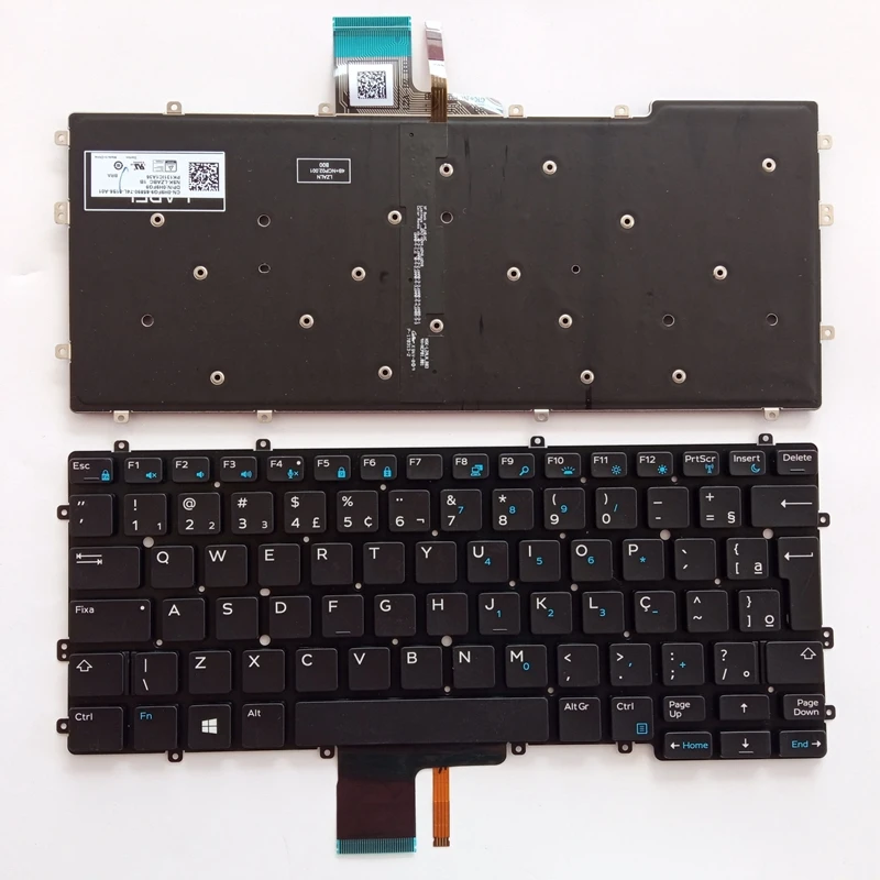 BR laptop Keyboard for DELL Latitude E7370 7370 13 7000 13-7