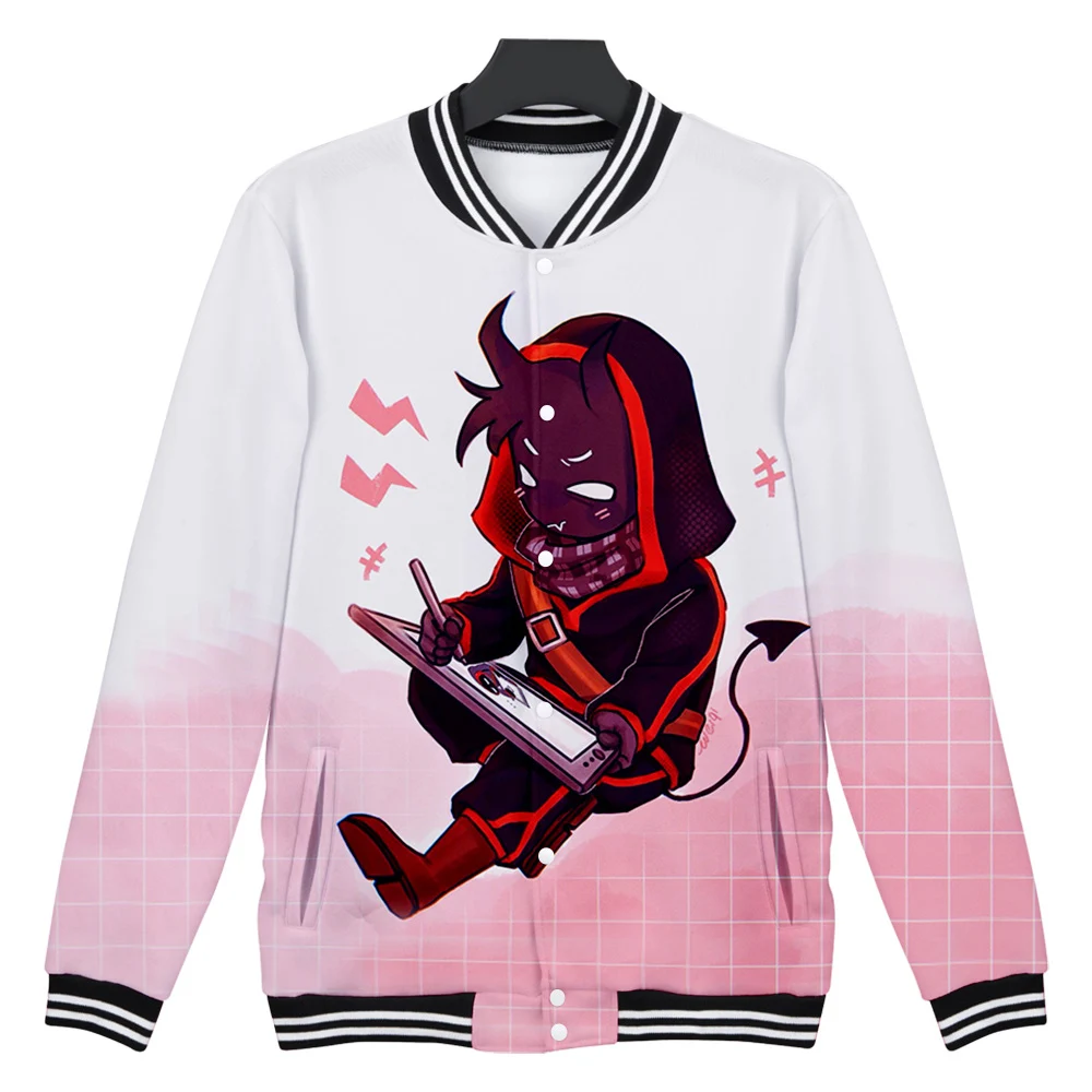 Badboyhalo Game Blogger с v-образным вырезом для мужчин и женщин бейсбольная куртка стильная