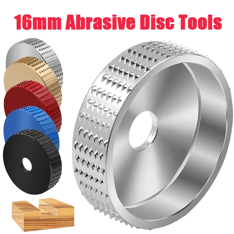 Round Wood Angle Polishing Grinding Wheel Sanding Carving Rotary Tool  Abrasive Disc Tools For Angle Grinder 4 inch Bore