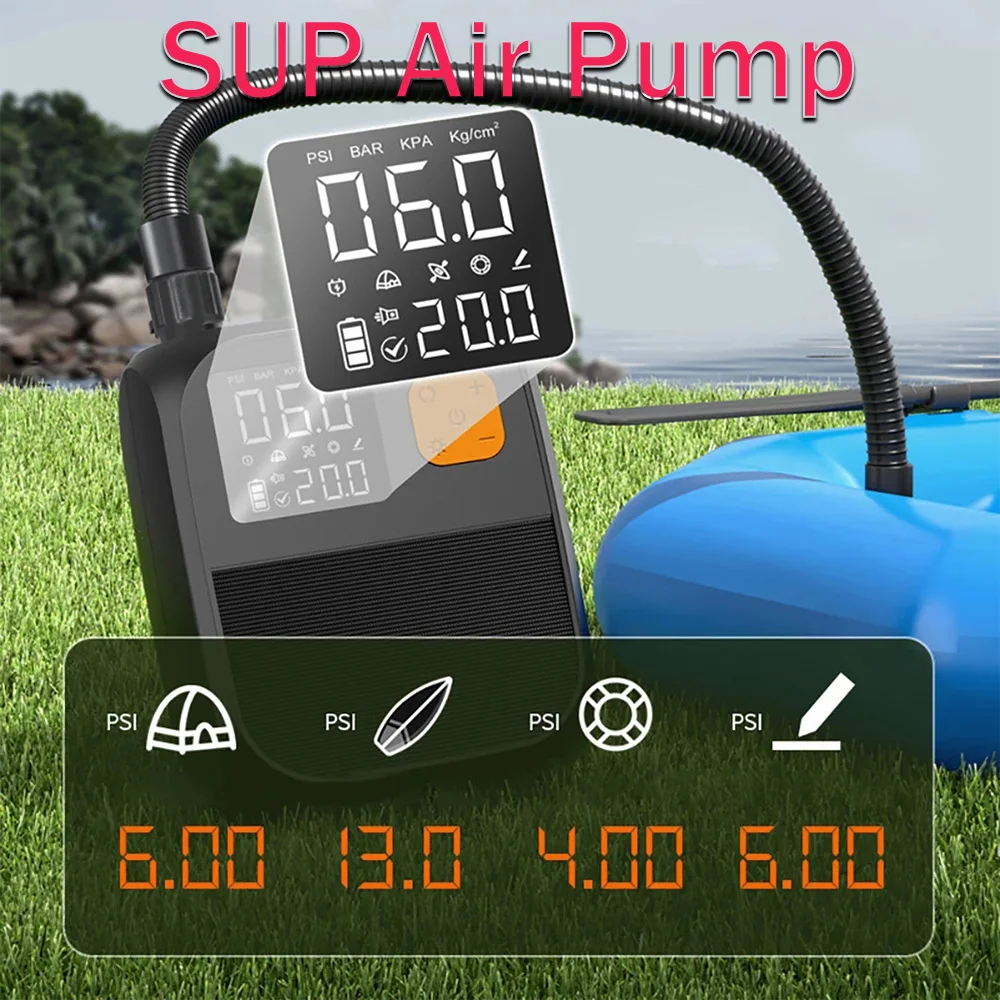 Автомобильный Интеллектуальный воздушный насос 25PSI компрессионный