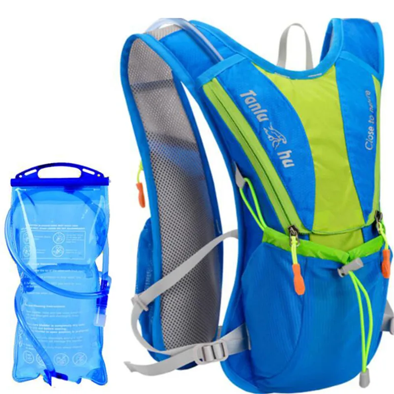 

TANLUHU Ultralight Outdoor Marathon Running Cycling Hiking Hydration Backpack Pack Vest Bag For 2L Water Bag Bladder Bottle