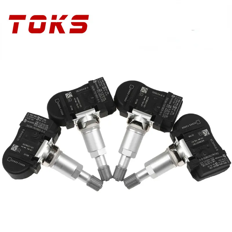 

4 PCS 52933-F2000 Tire Pressure Sensor for 2015-2022 Hyundai Elantra I30 I30 Fastback Kia Optima Niro Car Alarm