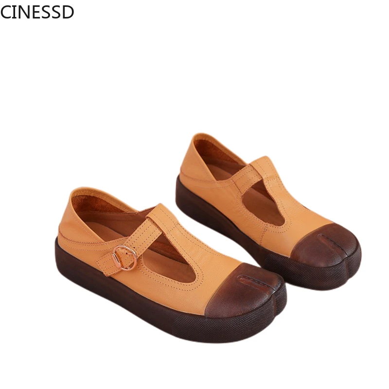 

Туфли-лодочки женские из натуральной кожи с ремешком и пряжкой