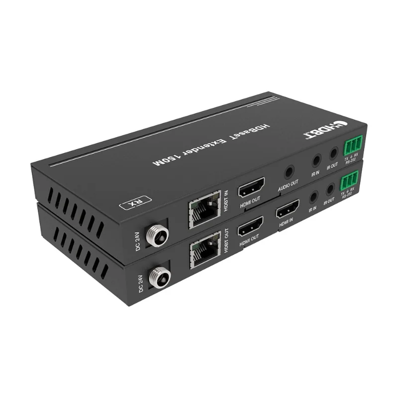 

HDMI 150m 4K 60Hz Single-Cable Extender - 18Gbps HDbaseT Extender, Hot Selling