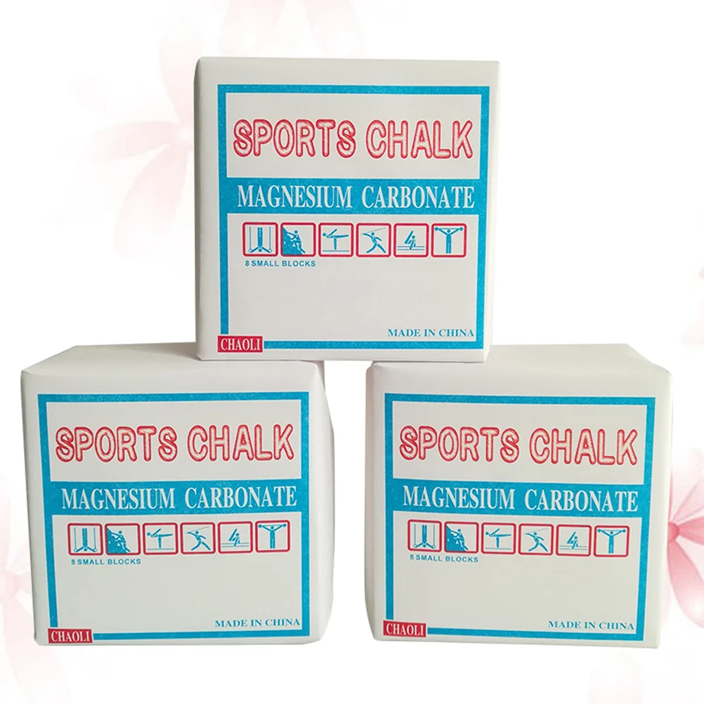 

3pcs Weight Lifting Sports Chalk Gymnastic Climbing Gym Magnesium Brick )