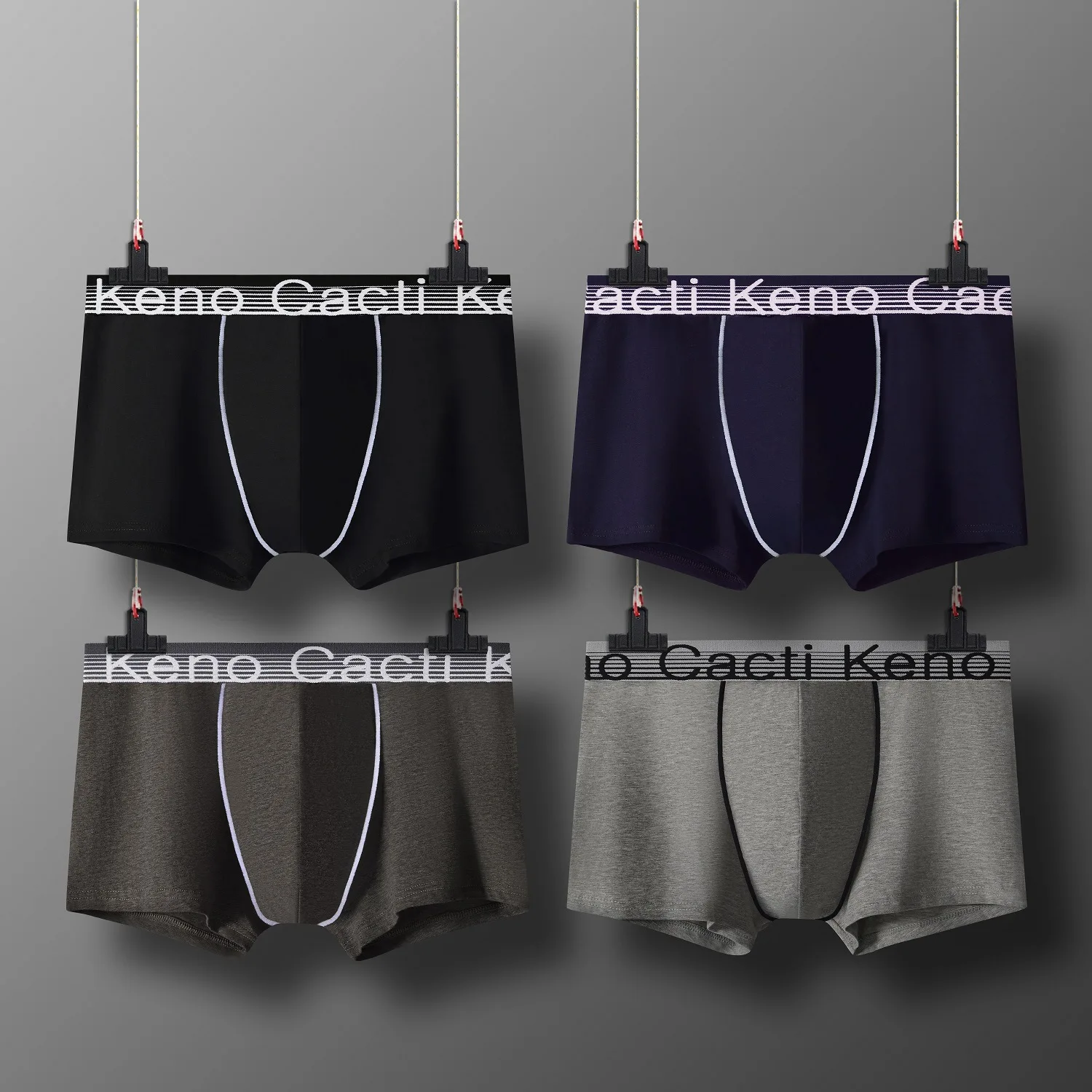 2023 Men's Panties Short Library Boxing Ventilation Fashion Pure Sexy Sport Size Hot Underwear Men Cotton Boxe Homme