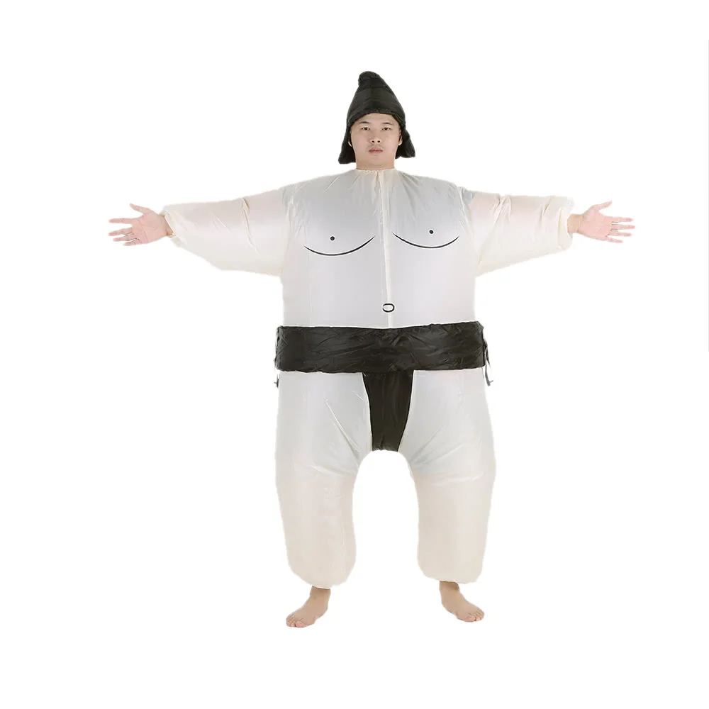 

Cute Kids Inflatable Sumo Costume Suit with Battery Operated Fan Fancy Dress Halloween Party Cosplay Outfit Fat Inflatable Wrest
